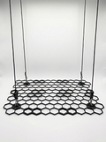 HEX-GROW SCROG Netz Set – 120x60 cm | Modulares Hexagon-Netz aus PETG