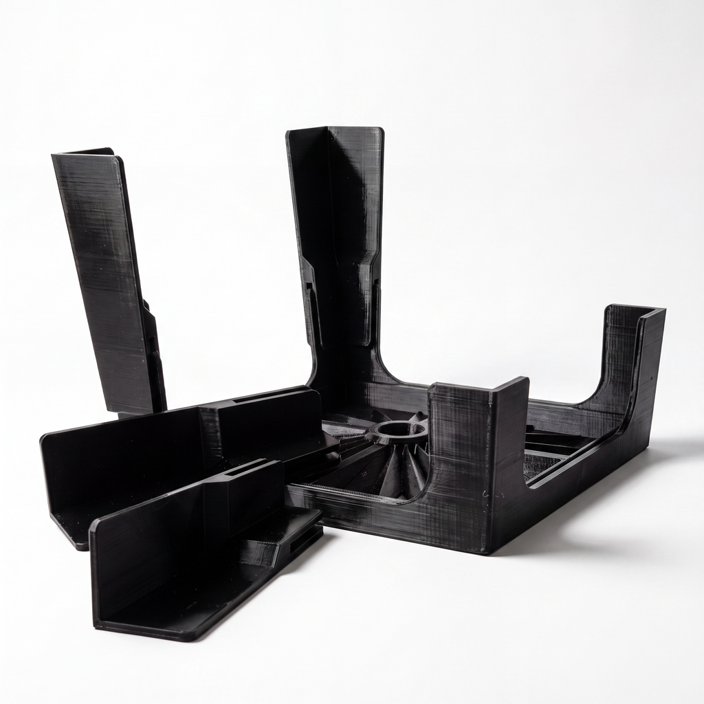 DrainTray  - 24x24 cm PETG | Füße, HT-Adapter & Pan wählbar