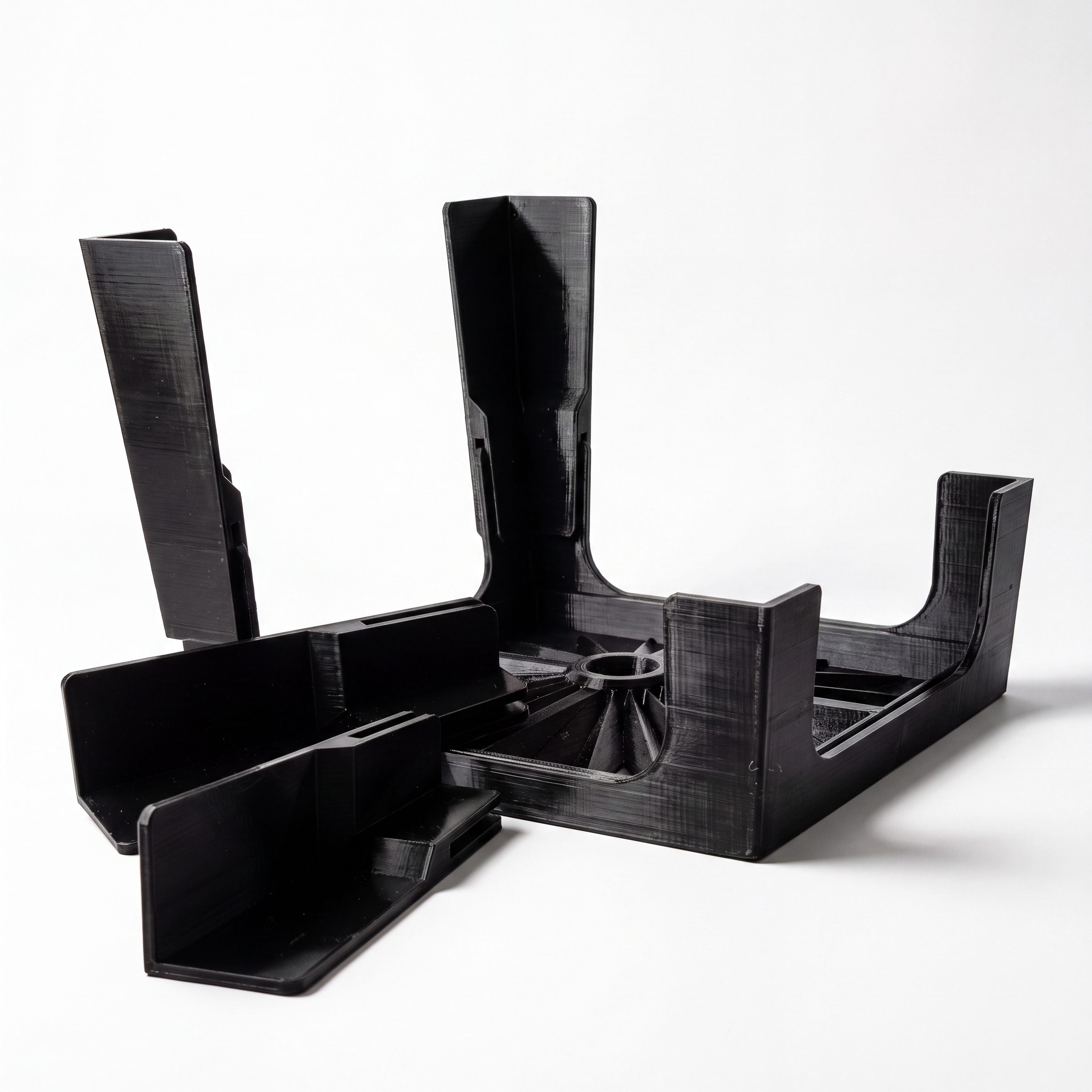 DrainTray  - 24x24 cm PETG | Füße, HT-Adapter & Pan wählbar