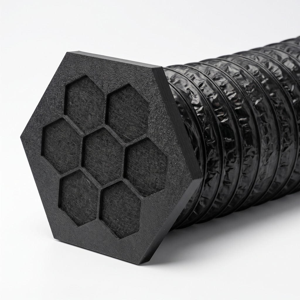 Lichtfalle – Lüftungsgitter ONE SIDE | 100 / 125 / 150 / 190 mm | PETG | Made in Germany