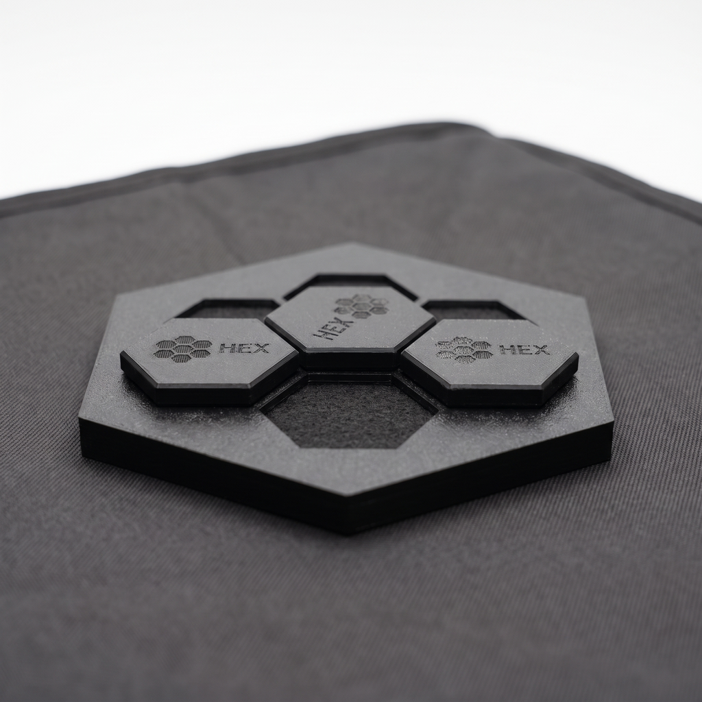 Lichtfalle – Lüftungsgitter ONE SIDE | 100 / 125 / 150 / 190 mm | PETG | Made in Germany